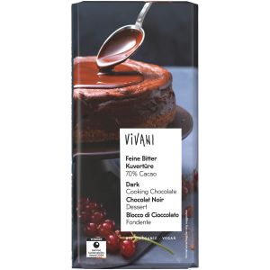 Vivani - Tablette chocolat noir dessert bio 150g