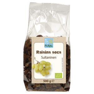 Pural - Raisins secs sultanines blonds 500g