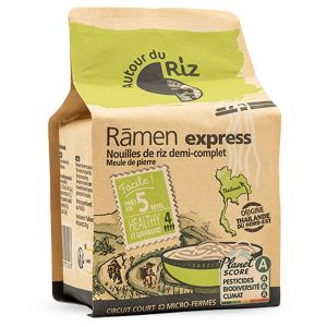 Autour Du Riz - Ramen nouilles de riz demi-complet bio 4x70g