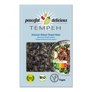Peaceful Delicious - Tempeh de haricots noirs au naturel 200g