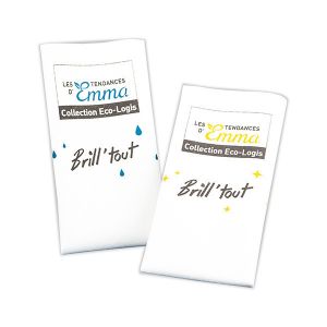 Les Tendances D'emma - Brill'Tout, lingettes réutilisables pour vitres et miroirs