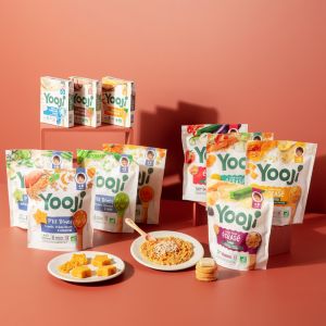 Yooji - Pack 8-12M : Repas BIO avec morceaux - 55 repas