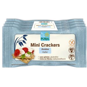 Pural - Mini crackers avoine sans gluten bio 140g