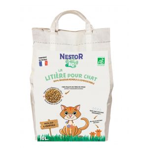 Nestor Bio - Nestor - Litière Désodorisante 100% Bio et Naturelle 10L