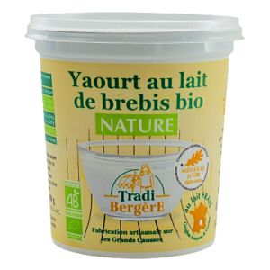 Tradi Bergere - Yaourt brebis nature au lait entier 400g