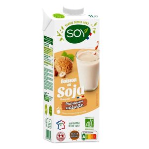 Soy - Boisson végétale au soja petit épeautre et noisette 1L