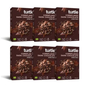Turtle - 6 x Cornflakes Chococlat Noir