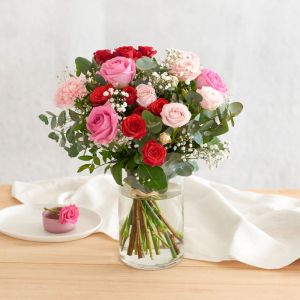 Kiss : bouquet de roses pour la Saint-Valentin en livraison - Interflora