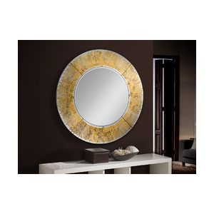 Miroir deco design Rond Aurore Gold