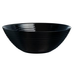 Saladier noir 27cm Harena - Luminarc - Verre opale extra résistant Luminarc