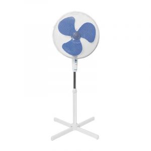 Bestron Ventilateur Sur Pied - Panier 45cm - Blanc - 45w - Debit Dair 58,45m3/min. - Vitesse De Lair 3,13m/sec - Sonore: 56,6 Db Bestron