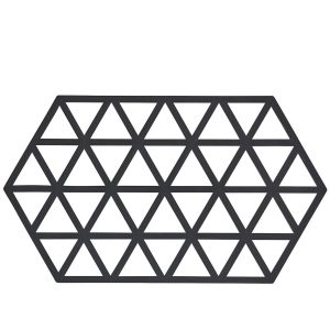 Dessous-de-plat TRIANGLES en silicone Noir Zone Denmark