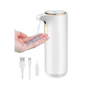 Distributeur de Savon Automatique liquide de 300ml blanc Vendos85