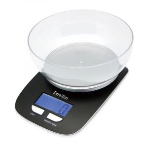 Balance De Cuisine &eacute;lectronique -   - Classic Bol - Capacit&eacute; 5 Kg - Ecran R&eacute;tro &eacute;clair&eacute; - Bol 1,5 L Terraillon