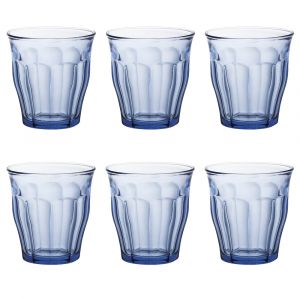 Boîte de 6 gobelets Picardie 25 cl bleu Trend'up