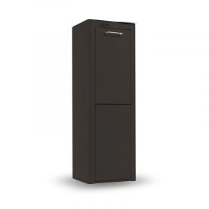 Poubelle cuisine de tri sélectif CUBEK, 2 compartiments de 20 litres, Noir Don Hierro