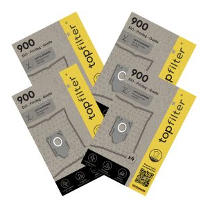Lot de 4 packs de 4 sacs aspirateur pour 64900 EIO et Chromex TopFilter Premium TopFilter