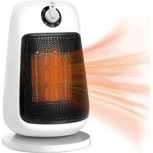 Radiateur Soufflant Oscillant à 90° 1500W blanc Vendos85