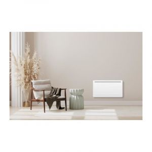 Radiateur &eacute;lectrique Fixe A Inertie Seche C&eacute;ramique 1500w Oceanic Rubis - Design Galb&eacute; - Blanc - Nf Oceanic
