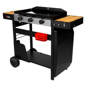 Plancha &agrave; gaz 3 br&ucirc;leurs 6,45kW SAN SEBASTIAN Somagic