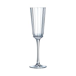 6 flûtes à Champagne 17cl Macassar - Cristal d'Arques - Verre ultra transparent au design vintage Cristal d'Arques