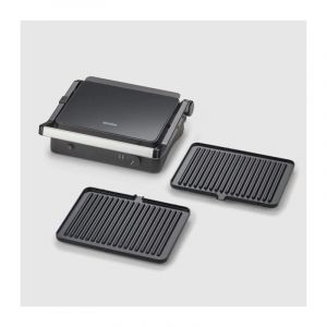 Gril électrique Multifonction -   - Kg2398 - Multi-gril Viande Compact Pour Légumes, Steaks Et Paninis Severin