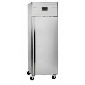 Armoire inox ventilée positive 565 Litres, 1 porte GN 2/1, sur roulettes, 255 W, 220 V - MONO TEFCOLD