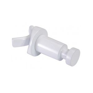 Console réglable pour radiateur en acier blanc RAWELL 3,2x3,2x8 cm Bemeta