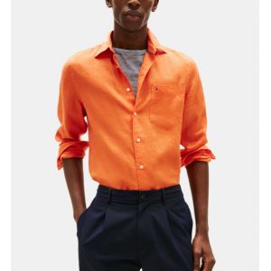 Chemise droite en lin