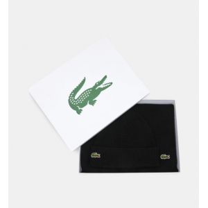 Coffret &eacute;charpe et bonnet en laine m&eacute;lang&eacute;e