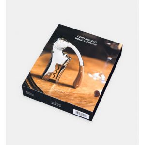 Oeno Motion Wood & Chrome - Tire-bouchon Métal chromé