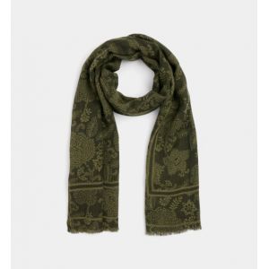 Etole Flaura fleuri en laine m&eacute;lang&eacute;e