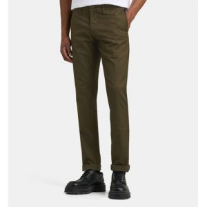 Pantalon chino slim Sid Lamar popeline de coton