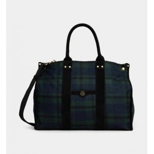 Sac cabas Prudence à carreaux en textile