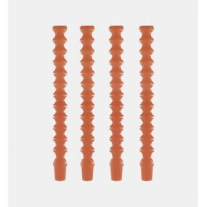 Mura - Lot de 4 bougies tourn&eacute;es