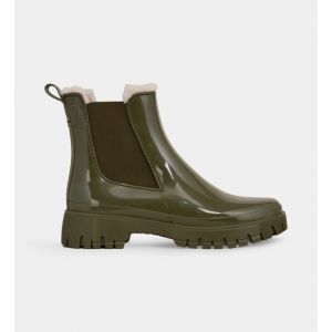 Bottines Chelsea de pluie Colden vernies vegan