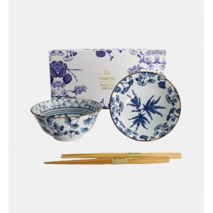 GINKGO - Coffret de 2 bols - 4 pi&egrave;ces