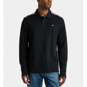 Polo en coton bandes signature
