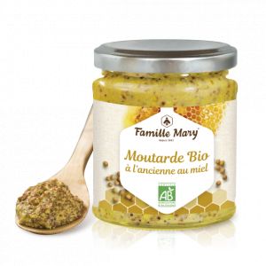 Moutarde Bio au miel