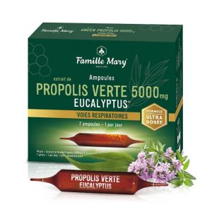 Ampoules propolis verte 5000mg et eucalyptus