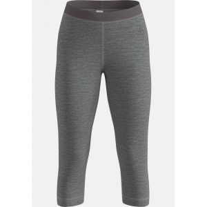 Odlo Collant 3/4 technique en laine m&eacute;rinos 200 Natural pour femme, M, gris