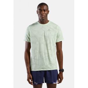 Odlo T-shirt de running technique Zeroweight Engineered Chill-Tec pour homme, L, vert