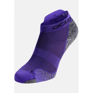 Odlo Chaussettes basses Ceramicool, 45-47, violet