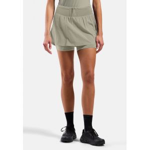 Odlo Jupe-short de trail running X-Alp 2.0 pour femme, XS, beige