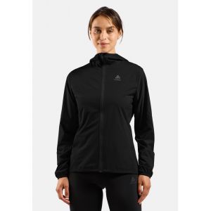 Odlo Veste imperm&eacute;able pour la course &agrave; pied Performance Knit X-Alp pour femme, XS, noir