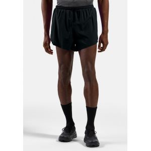 Odlo Short de running fendu 3 inch Zeroweight 2.0 pour homme, XXL, noir