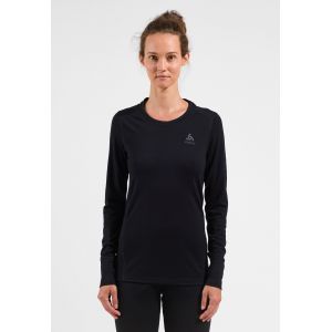 Odlo Ensemble de haut et collant techniques en laine mérinos 200 Natural pour enfant pour femme, XL, black