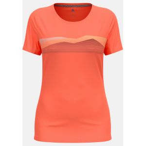 Odlo T-shirt à imprimé crête F-Dry pour femme, XS,