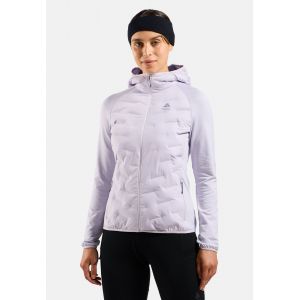 Odlo Pull à capuche hybride zippé Zeroweight Insulator pour femme, XL,