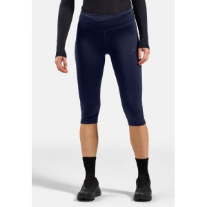 Odlo Collant de running &frac34; Essentials pour femme, S, blau